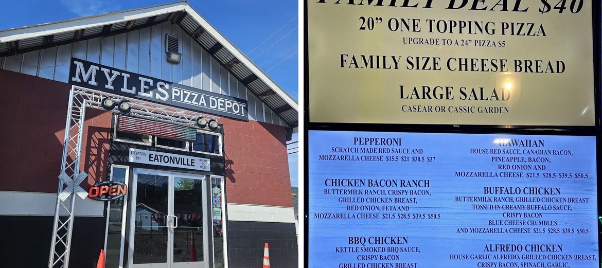 Myles Pizza Depot Menu